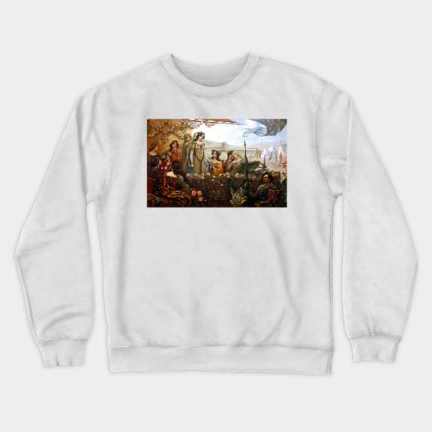 Lancelot and Guinevere - Herbert James Draper Crewneck Sweatshirt by forgottenbeauty